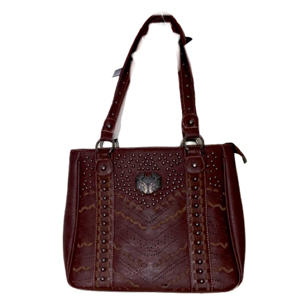American Bling Montanawest purse brown shoulder ba